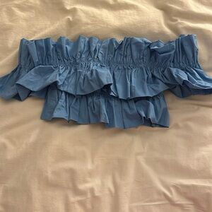 Light blue crop top, Habit top, size small